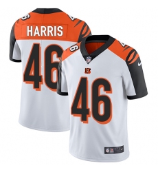 Youth Nike Cincinnati Bengals #46 Clark Harris White Vapor Untouchable Limited Player NFL Jersey
