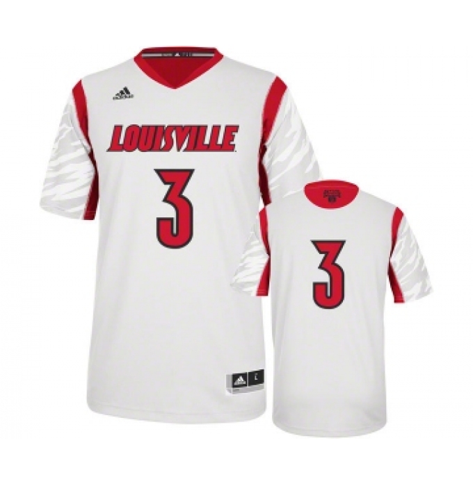 Louisville Cardinals 3 Peyton Siva White College Jersey