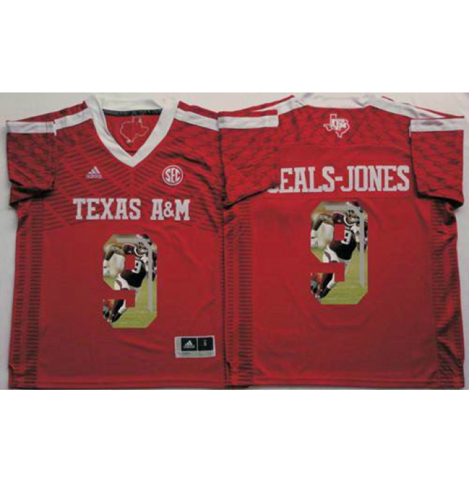 Texas A&M Aggies #9 Ricky Seals-Jones Red Player Fashion Stitched NCAA Jersey