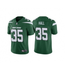 Men's New York Jets #35 Breece Hall 2022 Green Vapor Untouchable Limited Stitched Jersey