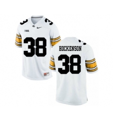 Iowa Hawkeyes 38 T.J. Hockenson White College Football Jersey
