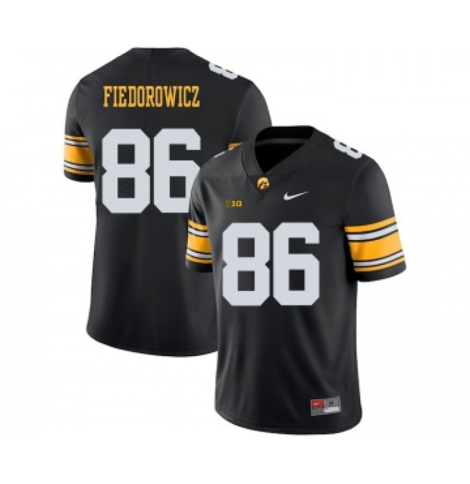 Iowa Hawkeyes 86 C.J. Fiedorowicz Black College Football Jersey