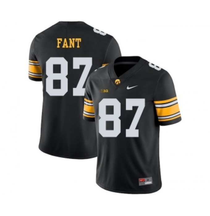 Iowa Hawkeyes 87 Noah Fant Black College Football Jersey