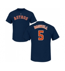 MLB Nike Houston Astros #5 Jeff Bagwell Navy Blue Name & Number T-Shirt