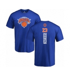 Basketball New York Knicks #23 Mitchell Robinson Royal Blue Backer T-Shirt