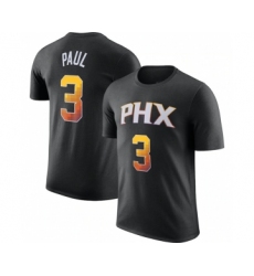 Men's Phoenix Suns #3 Chris Paul Black 2022-23 Statement Edition Name & Number T-Shirt