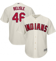 Youth Majestic Cleveland Indians #46 Matt Belisle Authentic Cream Alternate 2 Cool Base MLB Jersey