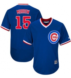 Men's Majestic Chicago Cubs #15 Brandon Morrow Royal Blue Cooperstown Flexbase Authentic Collection MLB Jersey