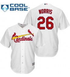 Youth Majestic St. Louis Cardinals #26 Bud Norris Replica White Home Cool Base MLB Jersey