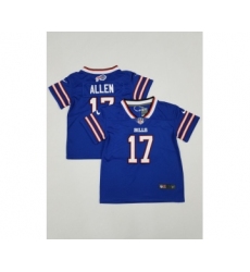 Toddler Buffalo Bills #17 Josh Allen Royal Blue 2022 Vapor Untouchable Stitched NFL Nike Limited Jersey
