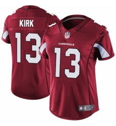 Women's Nike Arizona Cardinals #13 Christian Kirk Red Team Color Vapor Untouchable Limited Player NFL Jersey