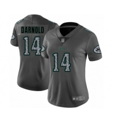 Women's New York Jets #14 Sam Darnold Limited Gray Static Fashion Football Jersey