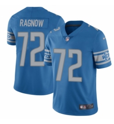 Youth Nike Detroit Lions #72 Frank Ragnow Blue Team Color Vapor Untouchable Limited Player NFL Jersey