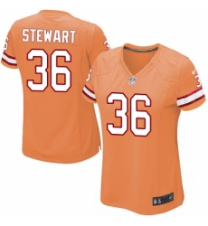 Women's Nike Tampa Bay Buccaneers #36 M.J. Stewart Limited Orange Glaze Alternate NFL Jersey