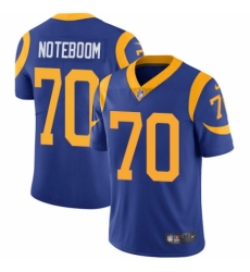 Men's Nike Los Angeles Rams #70 Joseph Noteboom Royal Blue Alternate Vapor Untouchable Limited Player NFL Jersey
