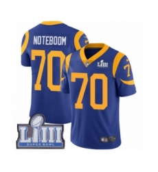 Youth Nike Los Angeles Rams #70 Joseph Noteboom Royal Blue Alternate Vapor Untouchable Limited Player Super Bowl LIII Bound NFL Jersey