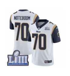 Youth Nike Los Angeles Rams #70 Joseph Noteboom White Vapor Untouchable Limited Player Super Bowl LIII Bound NFL Jersey