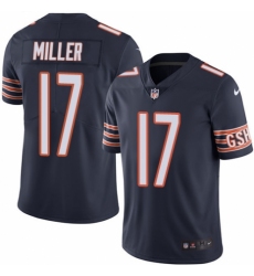 Youth Nike Chicago Bears #17 Anthony Miller Navy Blue Team Color Vapor Untouchable Limited Player NFL Jersey