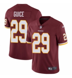 Men's Nike Washington Redskins #29 Derrius Guice Burgundy Red Team Color Vapor Untouchable Limited Player NFL Jersey