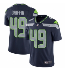Men's Nike Seattle Seahawks #49 Shaquem Griffin Navy Blue Team Color Vapor Untouchable Limited Player NFL Jersey