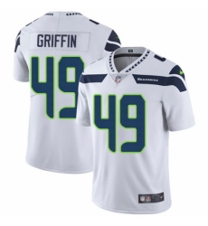 Men's Nike Seattle Seahawks #49 Shaquem Griffin White Vapor Untouchable Limited Player NFL Jersey
