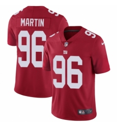 Youth Nike New York Giants #96 Kareem Martin Red Alternate Vapor Untouchable Limited Player NFL Jersey