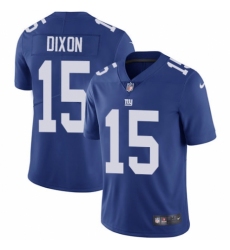 Men's Nike New York Giants #15 Riley Dixon Royal Blue Team Color Vapor Untouchable Limited Player NFL Jersey