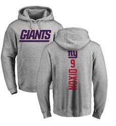 NFL Nike New York Giants #9 Riley Dixon Ash Backer Pullover Hoodie