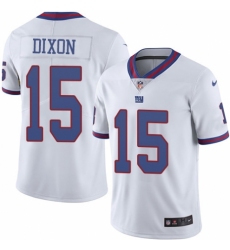 Youth Nike New York Giants #15 Riley Dixon Limited White Rush Vapor Untouchable NFL Jersey