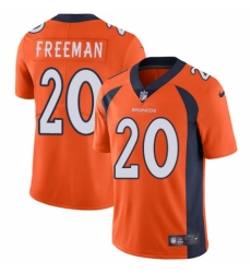 Youth Nike Denver Broncos #20 Royce Freeman Orange Team Color Vapor Untouchable Limited Player NFL Jersey