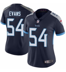 Women's Nike Tennessee Titans #54 Rashaan Evans Navy Blue Team Color Vapor Untouchable Limited Player NFL Jersey