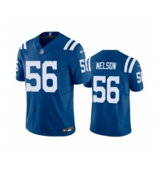 Men's Indianapolis Colts #56 Quenton Nelson Blue 2023 F.U.S.E Vapor Untouchable Stitched Football Jersey