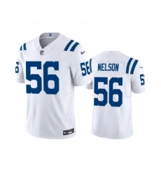 Men's Indianapolis Colts #56 Quenton Nelson White 2023 F.U.S.E Vapor Untouchable Stitched Football Jersey