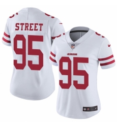 Women's Nike San Francisco 49ers #95 Kentavius Street White Vapor Untouchable Limited Player NFL Jersey