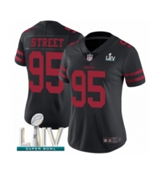 Women's San Francisco 49ers #95 Kentavius Street Black Vapor Untouchable Limited Player Super Bowl LIV Bound Football Jersey
