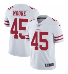 Youth Nike San Francisco 49ers #45 Tarvarius Moore White Vapor Untouchable Limited Player NFL Jersey