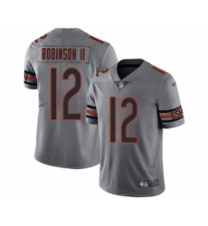 Youth Chicago Bears #12 Allen Robinson Limited Silver Inverted Legend Football Jersey