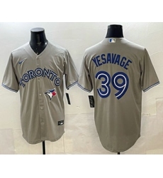 Men's Toronto Blue Jays #39 Trey Yesavage Grey Limited Jersey
