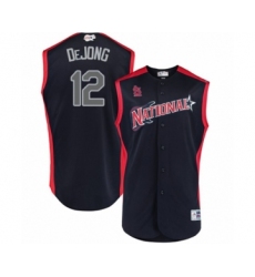 Youth St. Louis Cardinals #12 Paul DeJong Authentic Navy Blue National League 2019 Baseball All-Star Jersey