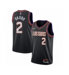 Youth Phoenix Suns #2 Elie Okobo Swingman Black Basketball Jersey - 2019 20 City Edition