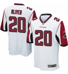 Men's Nike Atlanta Falcons #20 Isaiah Oliver Game White NFL Jersey