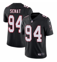 Youth Nike Atlanta Falcons #94 Deadrin Senat Black Alternate Vapor Untouchable Limited Player NFL Jersey