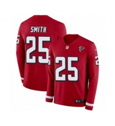 Youth Nike Atlanta Falcons #25 Ito Smith Limited Red Therma Long Sleeve NFL Jersey