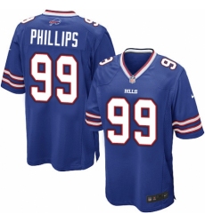 Men's Nike Buffalo Bills #99 Harrison Phillips Game Royal Blue Team Color NFL Jersey