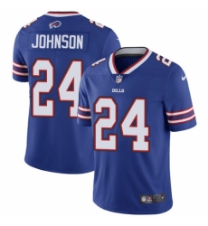 Men's Nike Buffalo Bills #24 Taron Johnson Royal Blue Team Color Vapor Untouchable Limited Player NFL Jersey