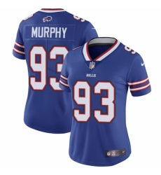 Women's Nike Buffalo Bills #93 Trent Murphy Royal Blue Team Color Vapor Untouchable Limited Player NFL Jersey