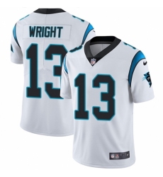 Youth Nike Carolina Panthers #13 Jarius Wright White Vapor Untouchable Limited Player NFL Jersey