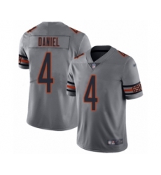 Men's Chicago Bears #4 Chase Daniel Limited Silver Inverted Legend Football Jersey