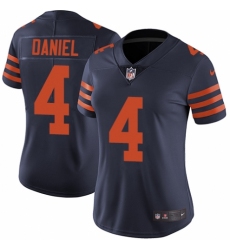 Women's Nike Chicago Bears #4 Chase Daniel Navy Blue Alternate Vapor Untouchable Limited Player NFL Jersey