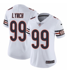 Women's Nike Chicago Bears #99 Aaron Lynch White Vapor Untouchable Limited Player NFL Jersey